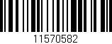 Código de barras (EAN, GTIN, SKU, ISBN): '11570582'