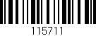 Código de barras (EAN, GTIN, SKU, ISBN): '115711'