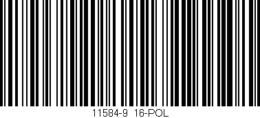 Código de barras (EAN, GTIN, SKU, ISBN): '11584-9/16-POL'