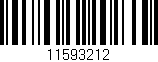 Código de barras (EAN, GTIN, SKU, ISBN): '11593212'