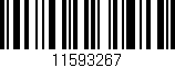 Código de barras (EAN, GTIN, SKU, ISBN): '11593267'