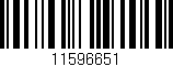 Código de barras (EAN, GTIN, SKU, ISBN): '11596651'
