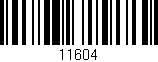 Código de barras (EAN, GTIN, SKU, ISBN): '11604'