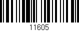 Código de barras (EAN, GTIN, SKU, ISBN): '11605'