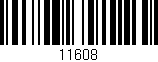 Código de barras (EAN, GTIN, SKU, ISBN): '11608'