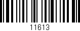 Código de barras (EAN, GTIN, SKU, ISBN): '11613'