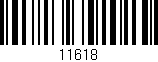 Código de barras (EAN, GTIN, SKU, ISBN): '11618'