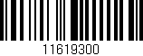 Código de barras (EAN, GTIN, SKU, ISBN): '11619300'
