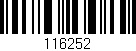 Código de barras (EAN, GTIN, SKU, ISBN): '116252'