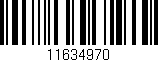 Código de barras (EAN, GTIN, SKU, ISBN): '11634970'