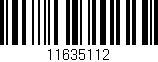 Código de barras (EAN, GTIN, SKU, ISBN): '11635112'