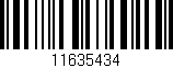 Código de barras (EAN, GTIN, SKU, ISBN): '11635434'