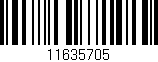 Código de barras (EAN, GTIN, SKU, ISBN): '11635705'