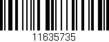 Código de barras (EAN, GTIN, SKU, ISBN): '11635735'