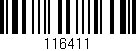 Código de barras (EAN, GTIN, SKU, ISBN): '116411'