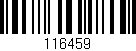 Código de barras (EAN, GTIN, SKU, ISBN): '116459'