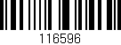 Código de barras (EAN, GTIN, SKU, ISBN): '116596'