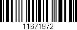 Código de barras (EAN, GTIN, SKU, ISBN): '11671972'