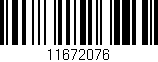 Código de barras (EAN, GTIN, SKU, ISBN): '11672076'
