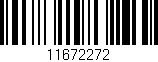 Código de barras (EAN, GTIN, SKU, ISBN): '11672272'