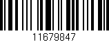 Código de barras (EAN, GTIN, SKU, ISBN): '11679847'