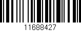 Código de barras (EAN, GTIN, SKU, ISBN): '11688427'