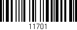 Código de barras (EAN, GTIN, SKU, ISBN): '11701'
