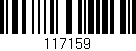 Código de barras (EAN, GTIN, SKU, ISBN): '117159'