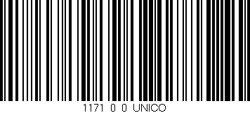 Código de barras (EAN, GTIN, SKU, ISBN): '1171_0_0_UNICO'
