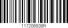 Código de barras (EAN, GTIN, SKU, ISBN): '117206838R'
