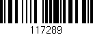 Código de barras (EAN, GTIN, SKU, ISBN): '117289'