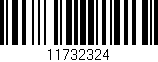 Código de barras (EAN, GTIN, SKU, ISBN): '11732324'
