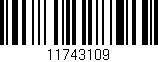 Código de barras (EAN, GTIN, SKU, ISBN): '11743109'