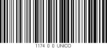 Código de barras (EAN, GTIN, SKU, ISBN): '1174_0_0_UNICO'