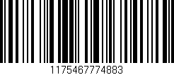 Código de barras (EAN, GTIN, SKU, ISBN): '1175467774883'