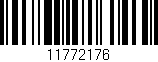 Código de barras (EAN, GTIN, SKU, ISBN): '11772176'