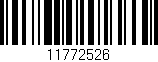 Código de barras (EAN, GTIN, SKU, ISBN): '11772526'