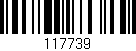 Código de barras (EAN, GTIN, SKU, ISBN): '117739'