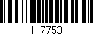 Código de barras (EAN, GTIN, SKU, ISBN): '117753'