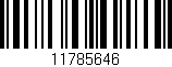 Código de barras (EAN, GTIN, SKU, ISBN): '11785646'