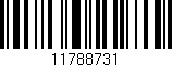 Código de barras (EAN, GTIN, SKU, ISBN): '11788731'