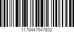 Código de barras (EAN, GTIN, SKU, ISBN): '1179447547832'