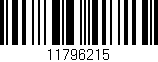 Código de barras (EAN, GTIN, SKU, ISBN): '11796215'