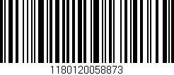 Código de barras (EAN, GTIN, SKU, ISBN): '1180120058873'