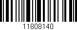 Código de barras (EAN, GTIN, SKU, ISBN): '11808140'