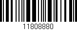 Código de barras (EAN, GTIN, SKU, ISBN): '11808880'