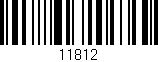 Código de barras (EAN, GTIN, SKU, ISBN): '11812'