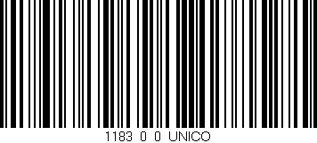 Código de barras (EAN, GTIN, SKU, ISBN): '1183_0_0_UNICO'