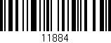 Código de barras (EAN, GTIN, SKU, ISBN): '11884'