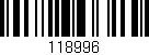 Código de barras (EAN, GTIN, SKU, ISBN): '118996'